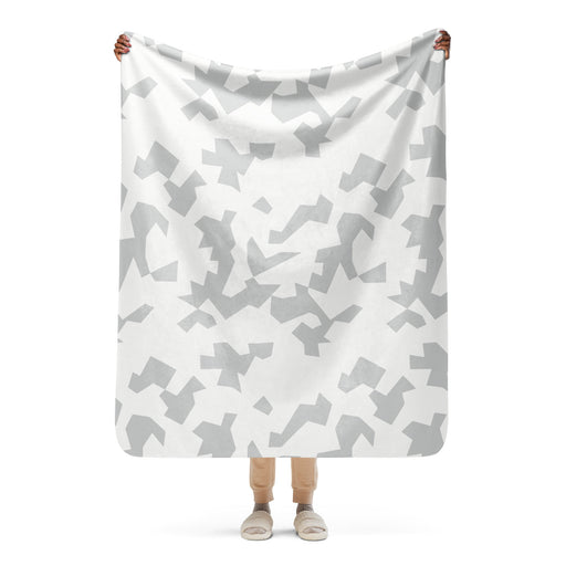 Fragment Snow Swedish CAMO Sherpa Blanket - 50″×60″
