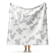 Fragment Snow Swedish CAMO Sherpa Blanket - 60″×80″