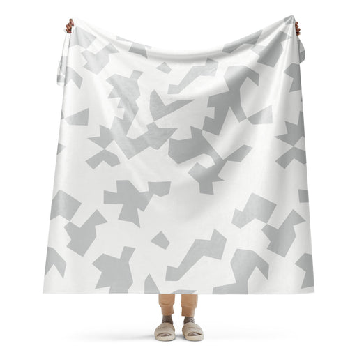 Fragment Snow Swedish CAMO Sherpa Blanket - 60″×80″