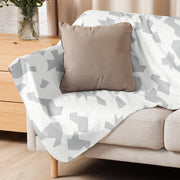 Fragment Snow Swedish CAMO Sherpa Blanket