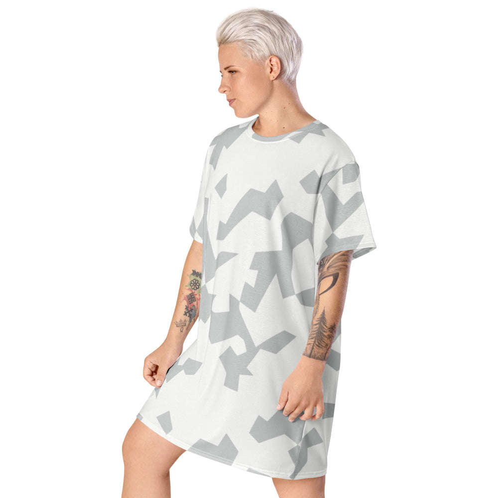 Swedish Snow CAMO T-shirt dress - Womens T-Shirt Dress