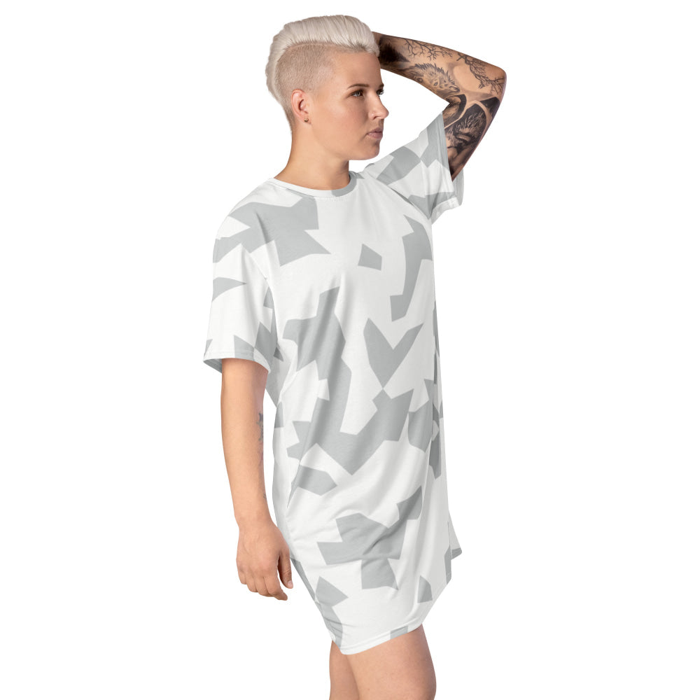 Swedish Snow CAMO T-shirt dress - Womens T-Shirt Dress