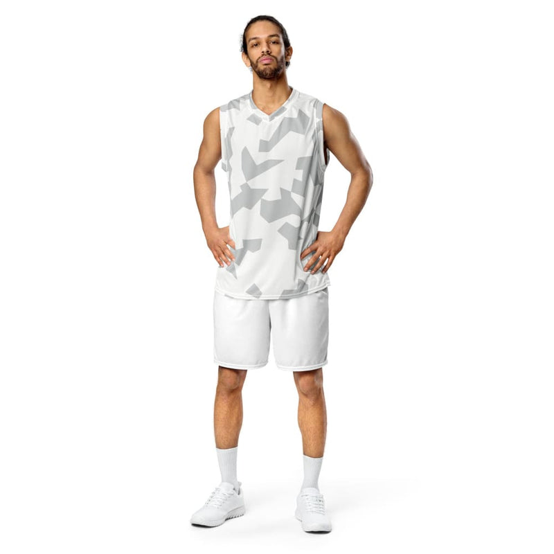 Swedish Snow CAMO unisex basketball jersey