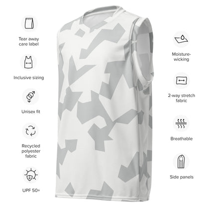 Swedish Snow CAMO unisex basketball jersey - Unisex Basketball Jersey