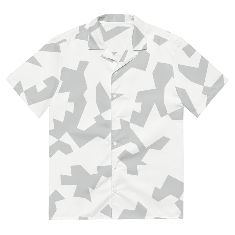 Fragment Snow Swedish CAMO Unisex Short-Sleeve Button Shirt - 2XS - Button-Up