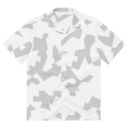 Fragment Snow Swedish CAMO Unisex Short-Sleeve Button Shirt - 2XS - Button-Up