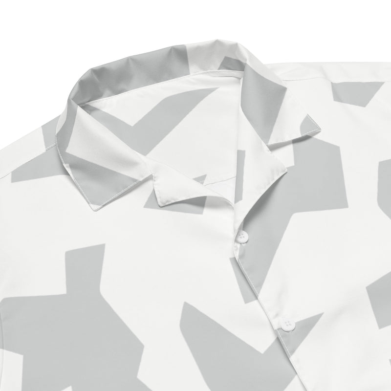 Fragment Snow Swedish CAMO Unisex Short-Sleeve Button Shirt - Button-Up