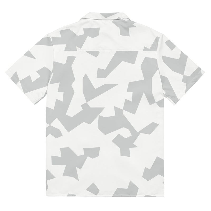Fragment Snow Swedish CAMO Unisex Short-Sleeve Button Shirt - Button-Up