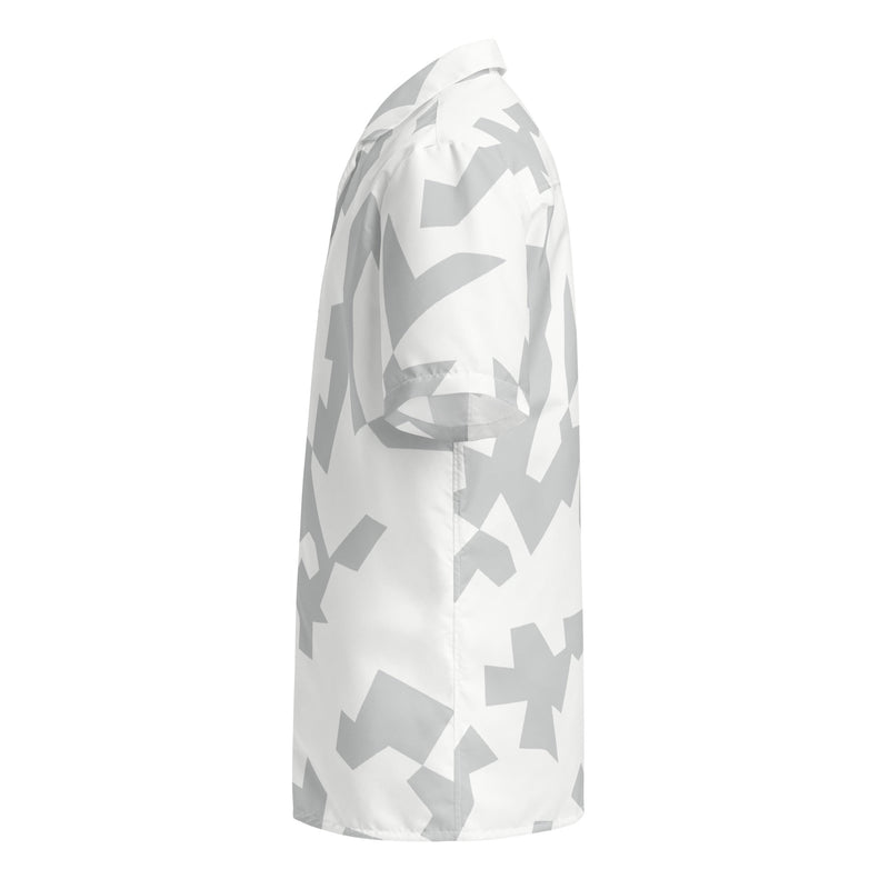 Fragment Snow Swedish CAMO Unisex Short-Sleeve Button Shirt - Button-Up