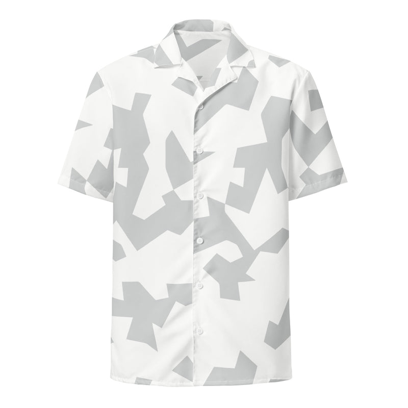 Fragment Snow Swedish CAMO Unisex Short-Sleeve Button Shirt - Button-Up