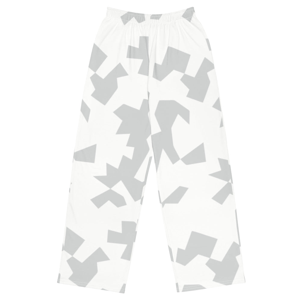 Swedish Snow CAMO unisex wide-leg pants - 2XS - Unisex Wide-Leg Pants