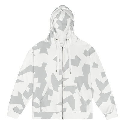 Swedish Snow CAMO Unisex zip hoodie - 2XS - Zip Hoodies