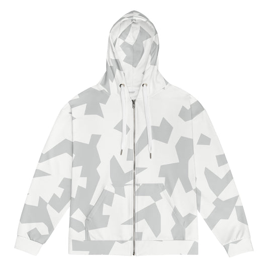 Swedish Snow CAMO Unisex zip hoodie - 2XS - Zip Hoodies