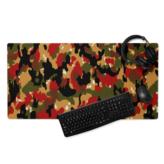 Swiss Alpenflage TAZ 83 CAMO Gaming mouse pad - 36″×18″ - Mouse Pad