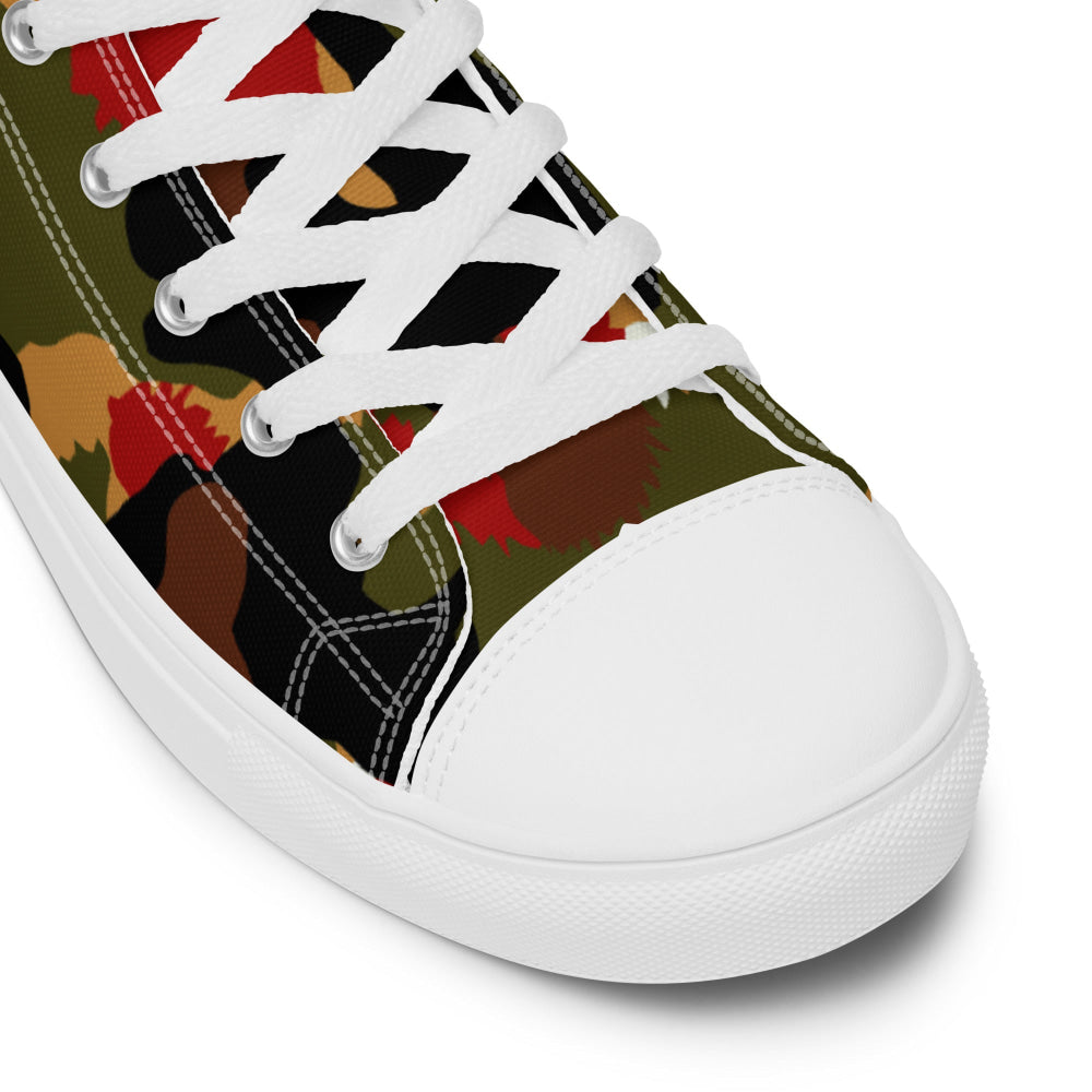 Swiss Alpenflage TAZ 83 CAMO Men’s high top canvas shoes - Mens High Top Canvas Shoes