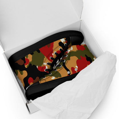 Swiss Alpenflage TAZ 83 CAMO Men’s high top canvas shoes - Mens High Top Canvas Shoes