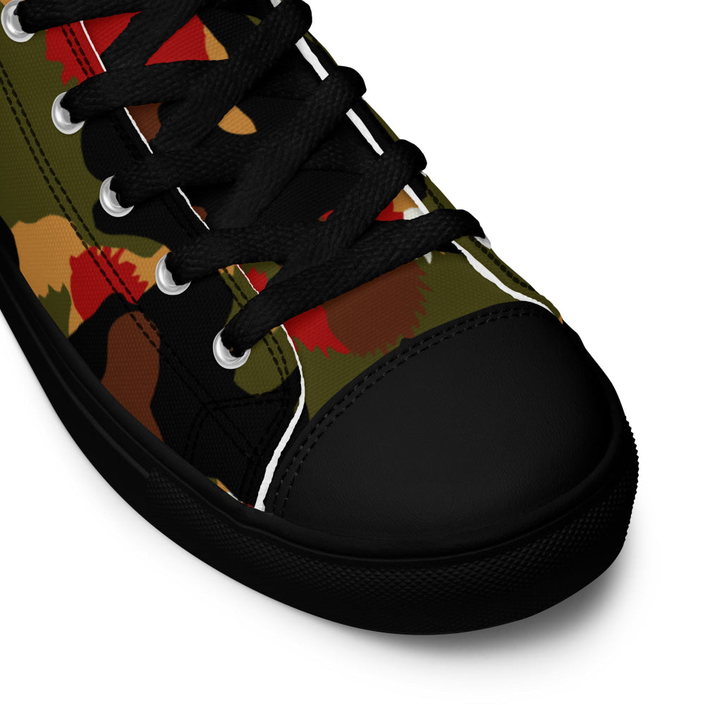 Swiss Alpenflage TAZ 83 CAMO Men’s high top canvas shoes - Mens High Top Canvas Shoes