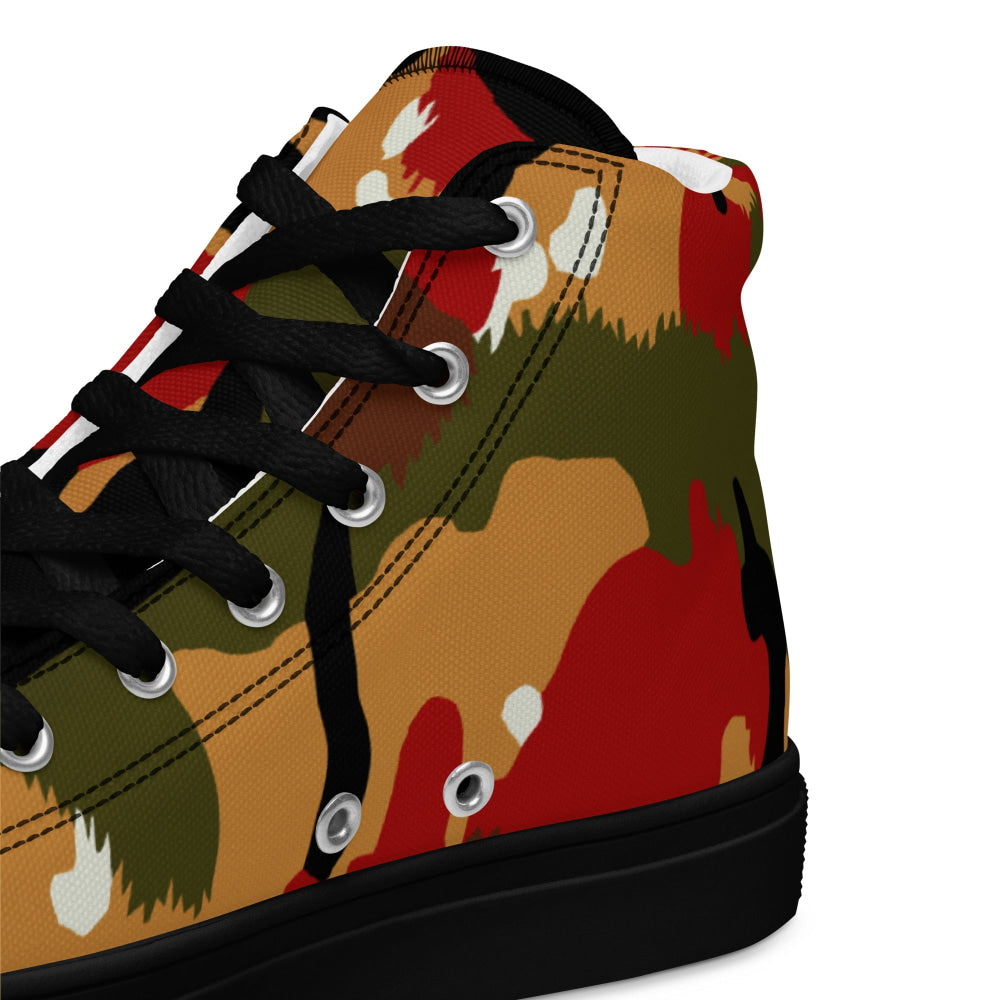 Swiss Alpenflage TAZ 83 CAMO Men’s high top canvas shoes - Mens High Top Canvas Shoes