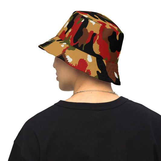 Swiss Alpenflage TAZ 83 CAMO Reversible bucket hat - S/M - Bucket Hat