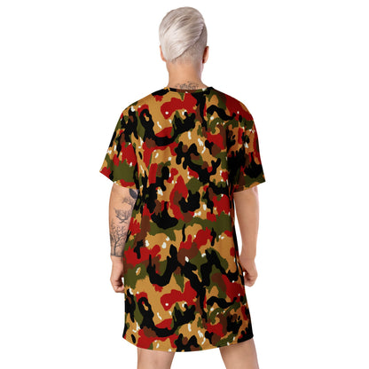 Swiss Alpenflage TAZ 83 CAMO T-shirt dress - Womens T-Shirt Dress