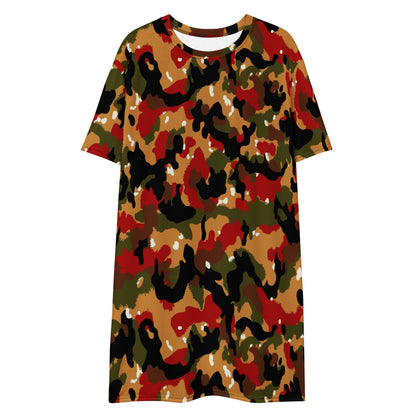 Swiss Alpenflage TAZ 83 CAMO T-shirt dress - Womens T-Shirt Dress