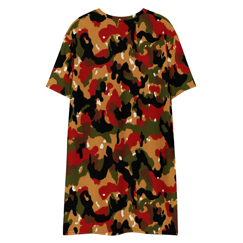 Swiss Alpenflage TAZ 83 CAMO T-shirt dress - Womens T-Shirt Dress