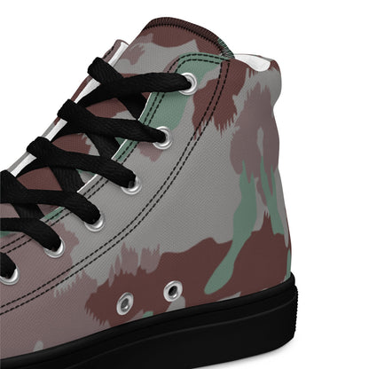 Swiss TAZ 07 Südtarn Wüstetarn CAMO Men’s high top canvas shoes - Mens High Top Canvas Shoes