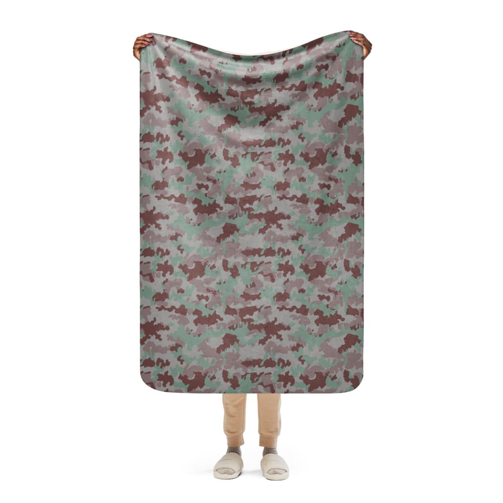 Swiss TAZ 07 Südtarn Wüstetarn CAMO Sherpa blanket - 37″×57″