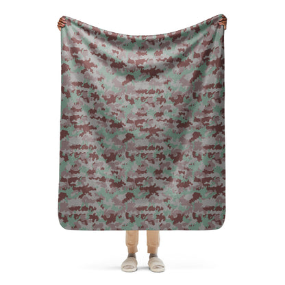 Swiss TAZ 07 Südtarn Wüstetarn CAMO Sherpa blanket - 50″×60″ - Blanket