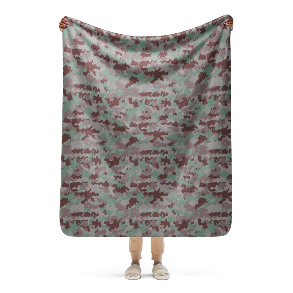 Swiss TAZ 07 Südtarn Wüstetarn CAMO Sherpa blanket - 50″×60″