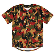 TAZ 83 Swiss Alpenflage CAMO Unisex Baseball Jersey