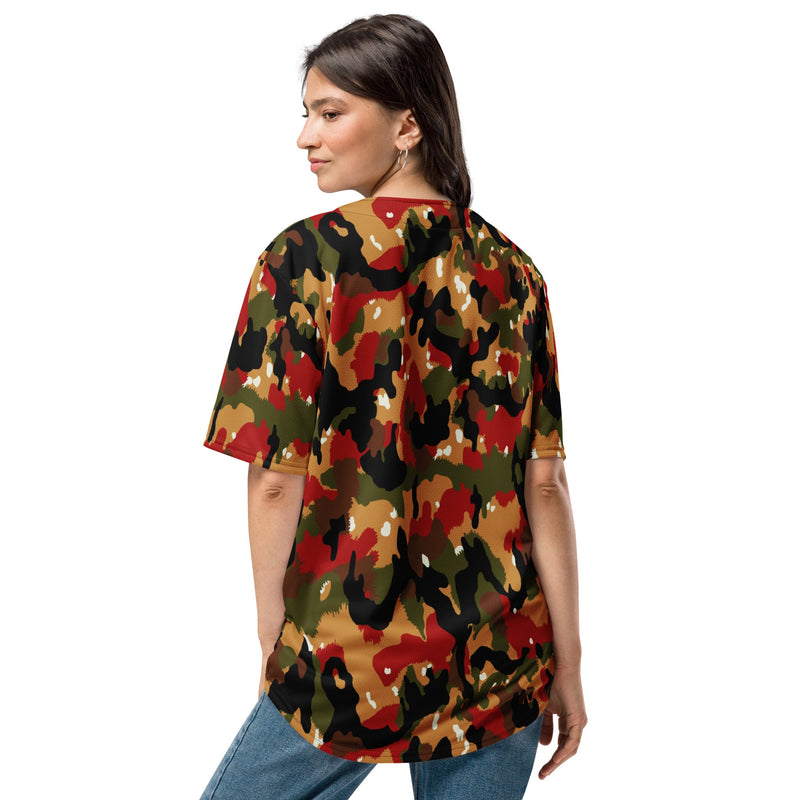 TAZ 83 Swiss Alpenflage CAMO Unisex Baseball Jersey