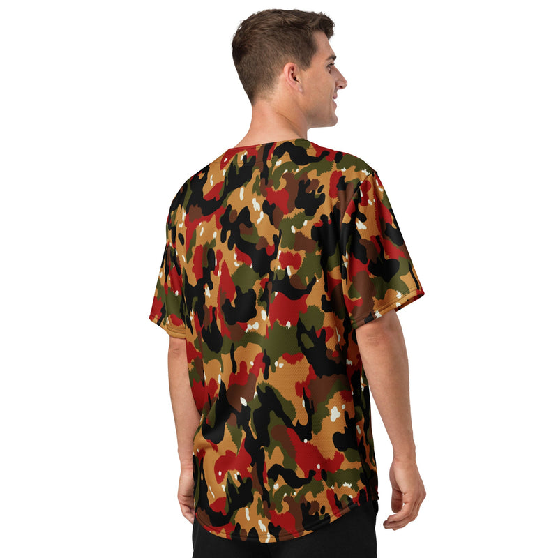 TAZ 83 Swiss Alpenflage CAMO Unisex Baseball Jersey