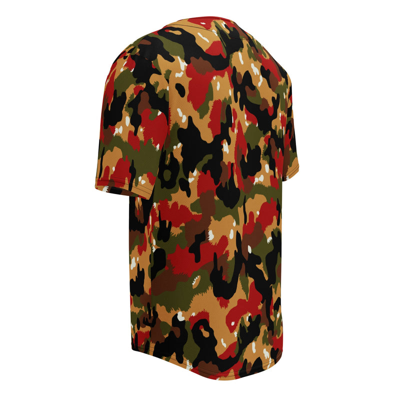 TAZ 83 Swiss Alpenflage CAMO Unisex Baseball Jersey