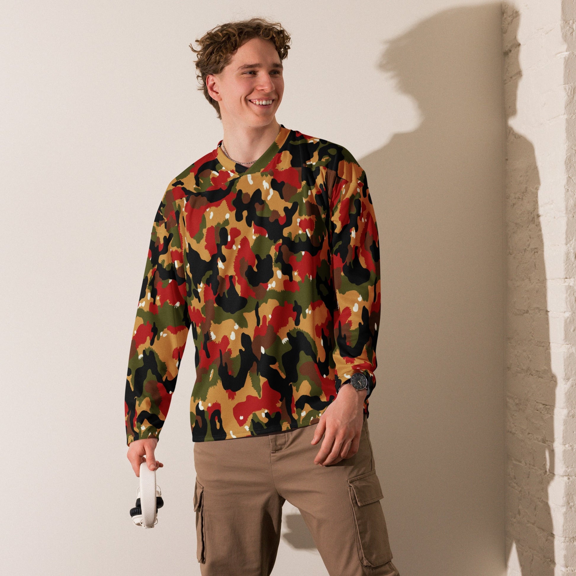 Swiss TAZ 83 Alpenflage CAMO hockey fan jersey - Hockey Jerseys