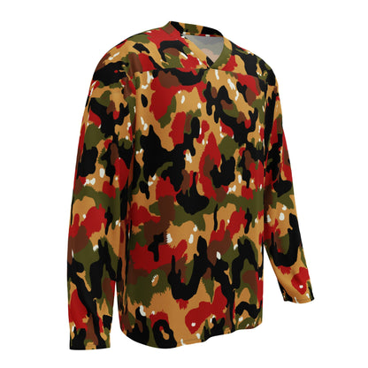 Swiss TAZ 83 Alpenflage CAMO hockey fan jersey - Hockey Jerseys