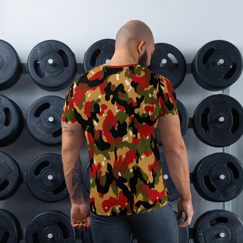 TAZ 83 Swiss Alpenflage CAMO Mens Athletic T-Shirt - Shirt