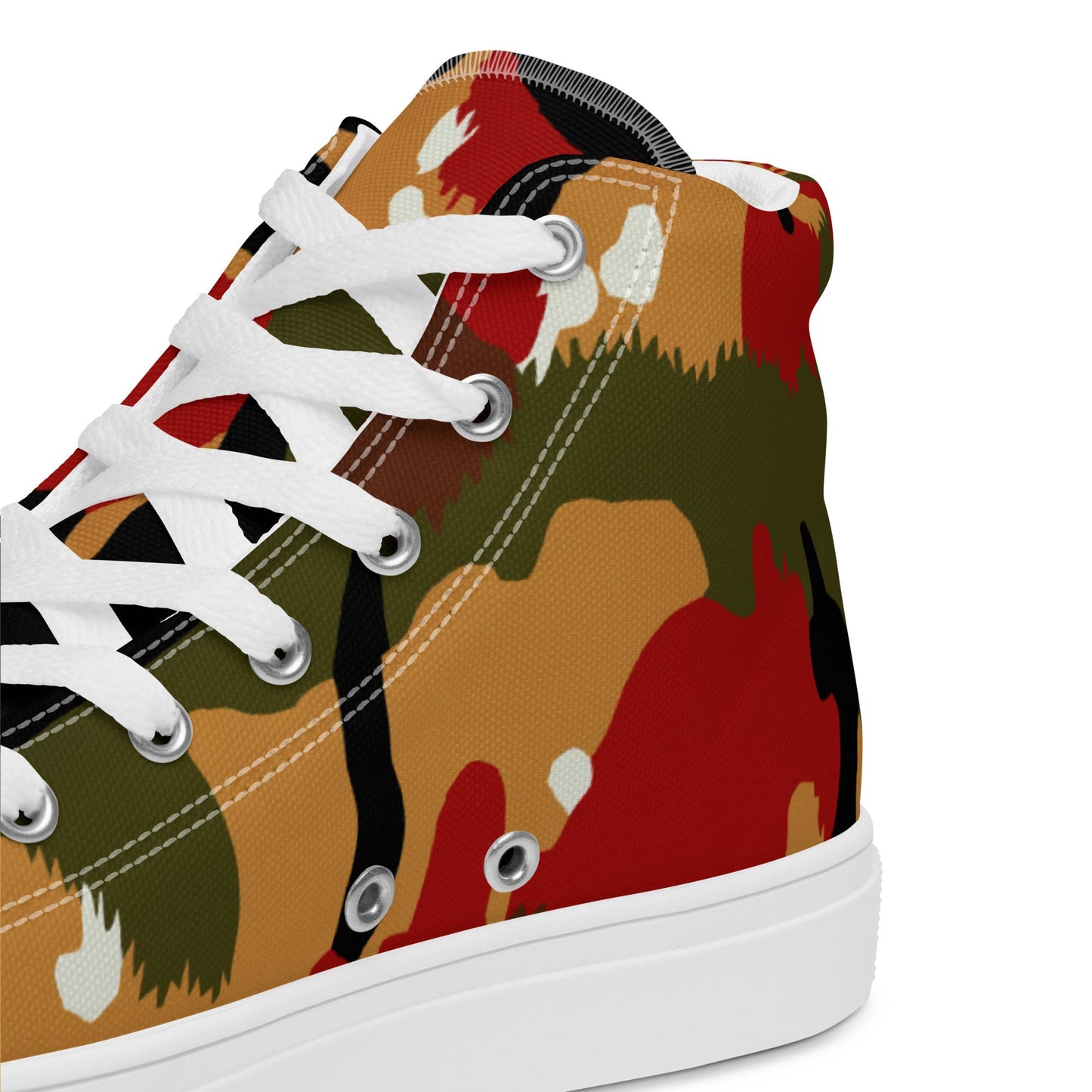 Swiss TAZ 83 Alpenflage CAMO Mens high top canvas shoes - High Top Canvas Shoes