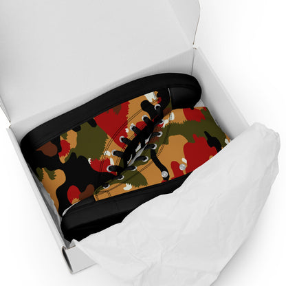 Swiss TAZ 83 Alpenflage CAMO Mens high top canvas shoes - High Top Canvas Shoes