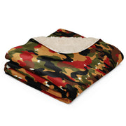 TAZ 83 Swiss Alpenflage CAMO Sherpa Blanket