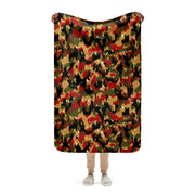 TAZ 83 Swiss Alpenflage CAMO Sherpa Blanket - 37″×57″