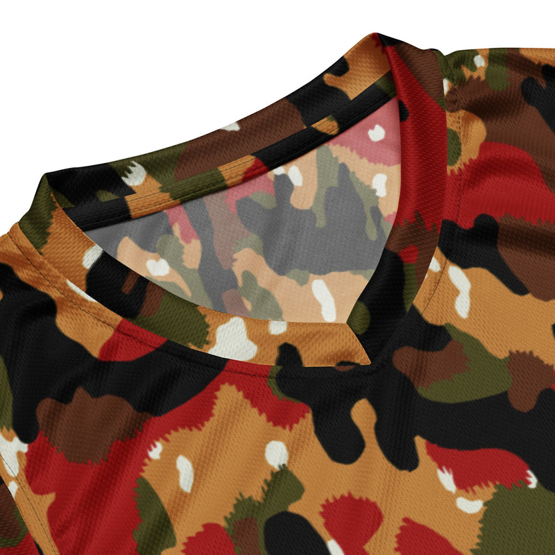 TAZ 83 Swiss Alpenflage CAMO Unisex Basketball Jersey