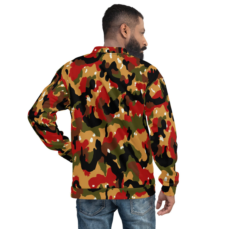 TAZ 83 Swiss Alpenflage CAMO Unisex Bomber Jacket
