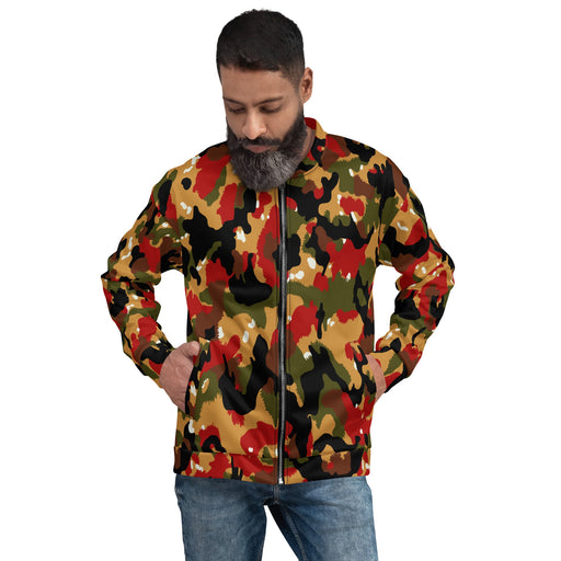 TAZ 83 Swiss Alpenflage CAMO Unisex Bomber Jacket