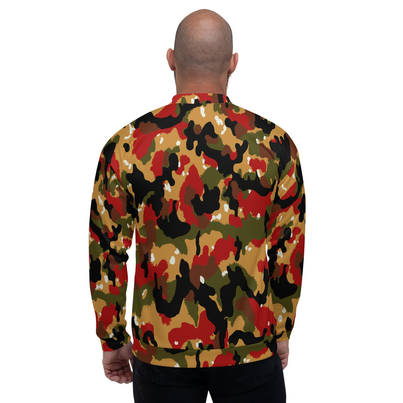 TAZ 83 Swiss Alpenflage CAMO Unisex Bomber Jacket