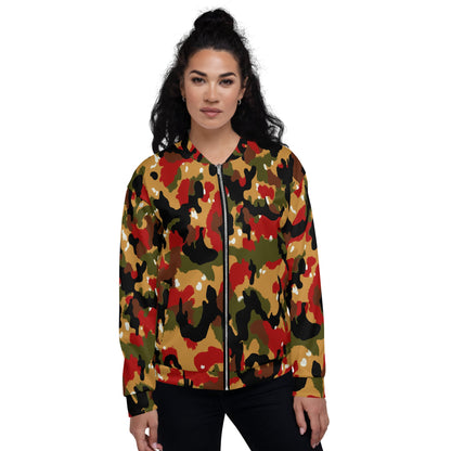 Swiss TAZ 83 Alpenflage CAMO Unisex Bomber Jacket - Jackets