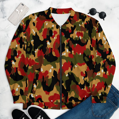 Swiss TAZ 83 Alpenflage CAMO Unisex Bomber Jacket - XS - Jackets