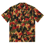 TAZ 83 Swiss Alpenflage CAMO Unisex Short-Sleeve Button Shirt - 2XS - Button-Up