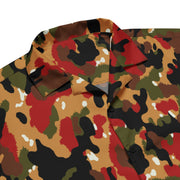 TAZ 83 Swiss Alpenflage CAMO Unisex Short-Sleeve Button Shirt - Button-Up