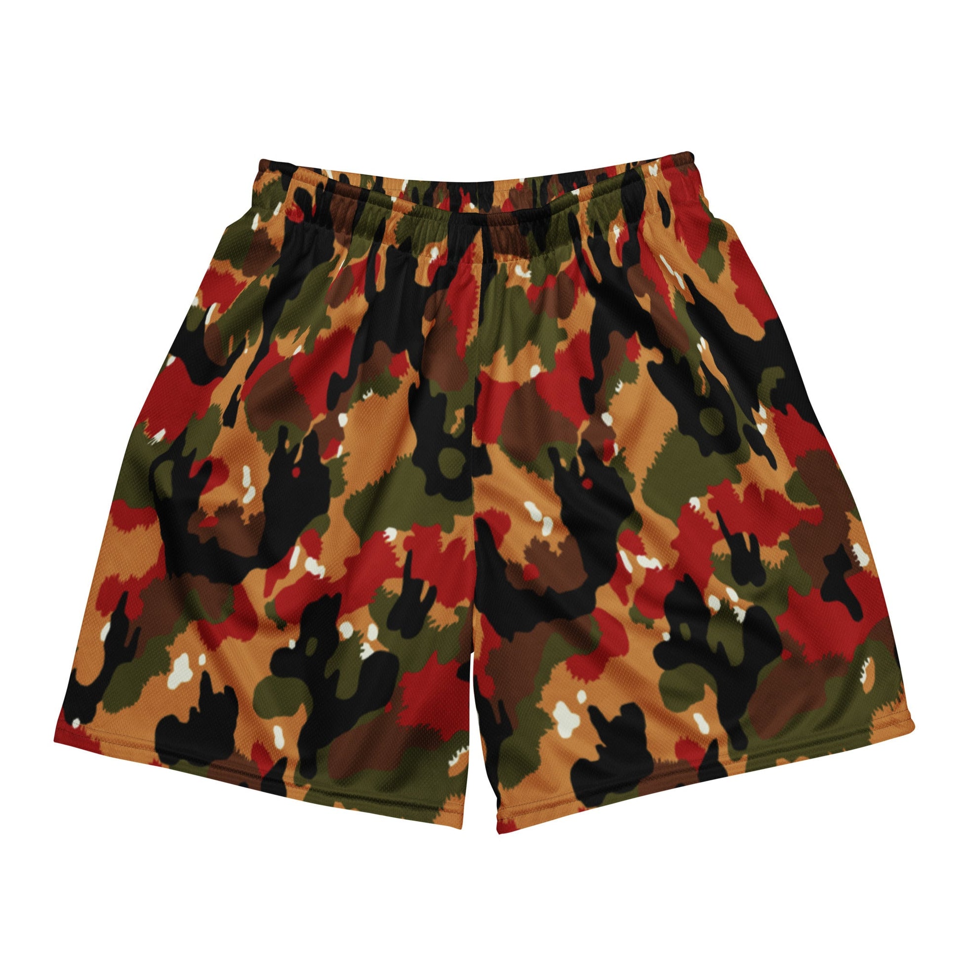Swiss TAZ 83 Alpenflage CAMO Unisex mesh shorts - 2XS - Mesh Shorts